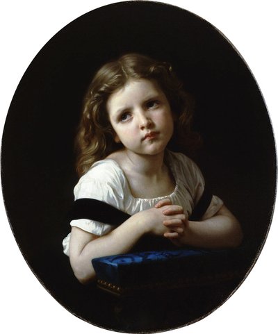 The Prayer by William Adolphe Bouguereau